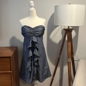 Chambray Jcrew strapless dress